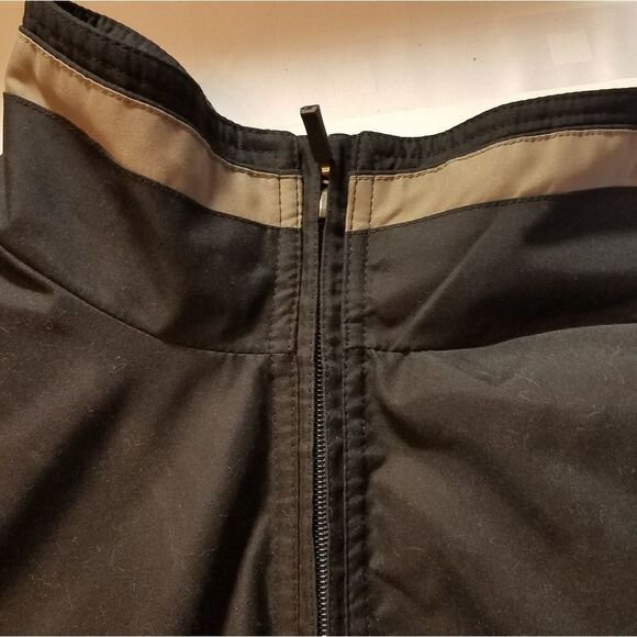 DOCKERS Golf Jacket Navy Blue and Tan XL - Picture 4 of 7